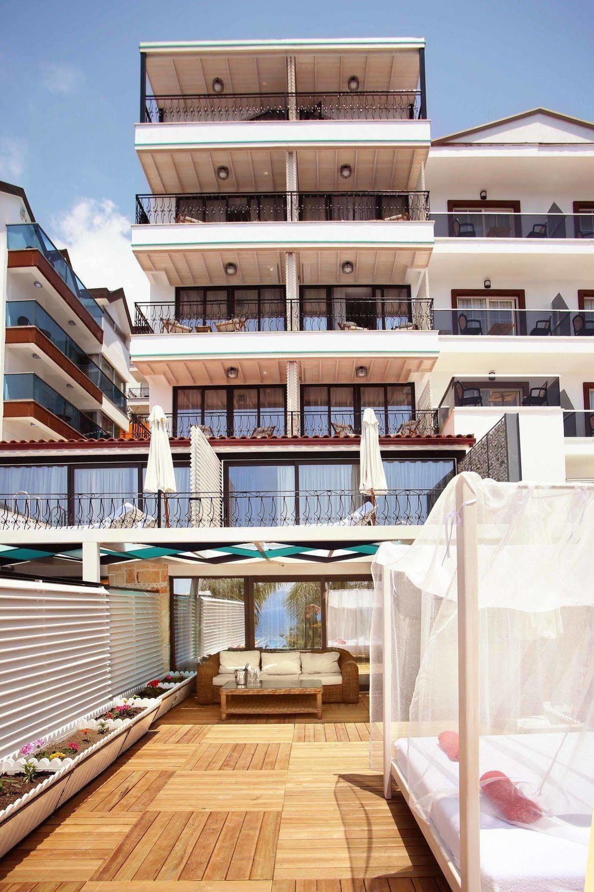 Nur Beach Hotel Kas Bagian luar foto